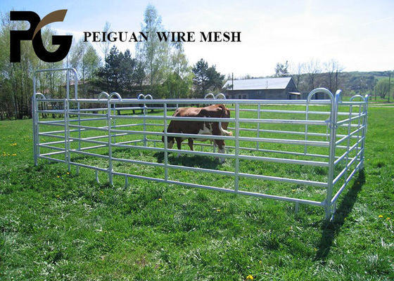 El panel galvanizado sumergido caliente de la yarda del ganado, cerca Panels del caballo del metal de la granja